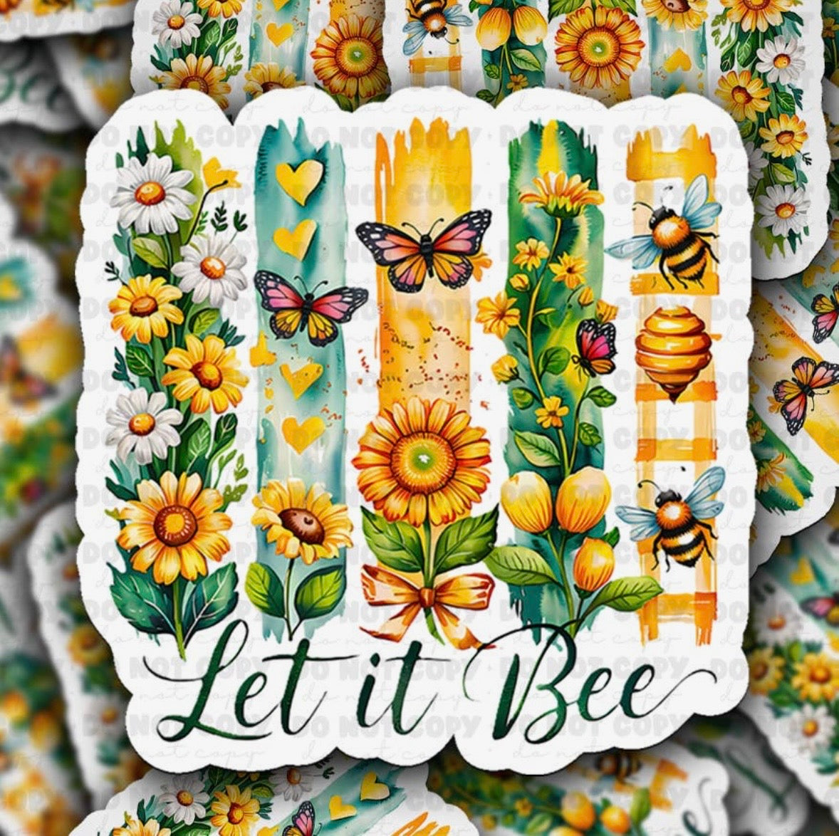 Let It Bee Sticker