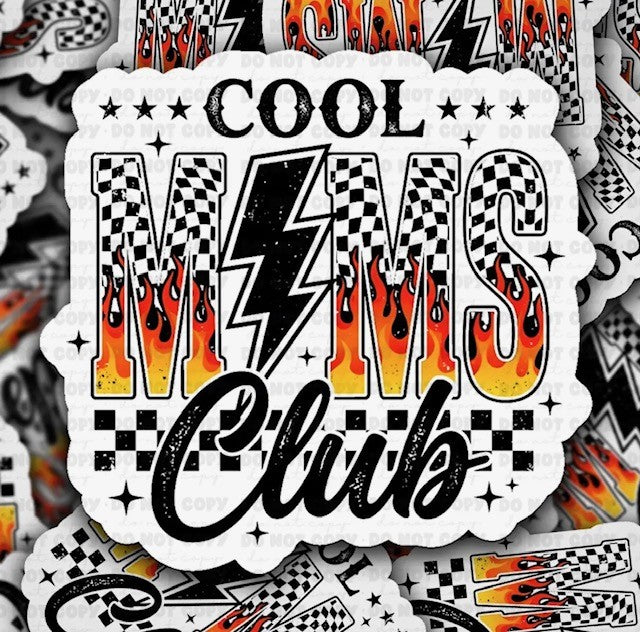Cool Moms Club Sticker