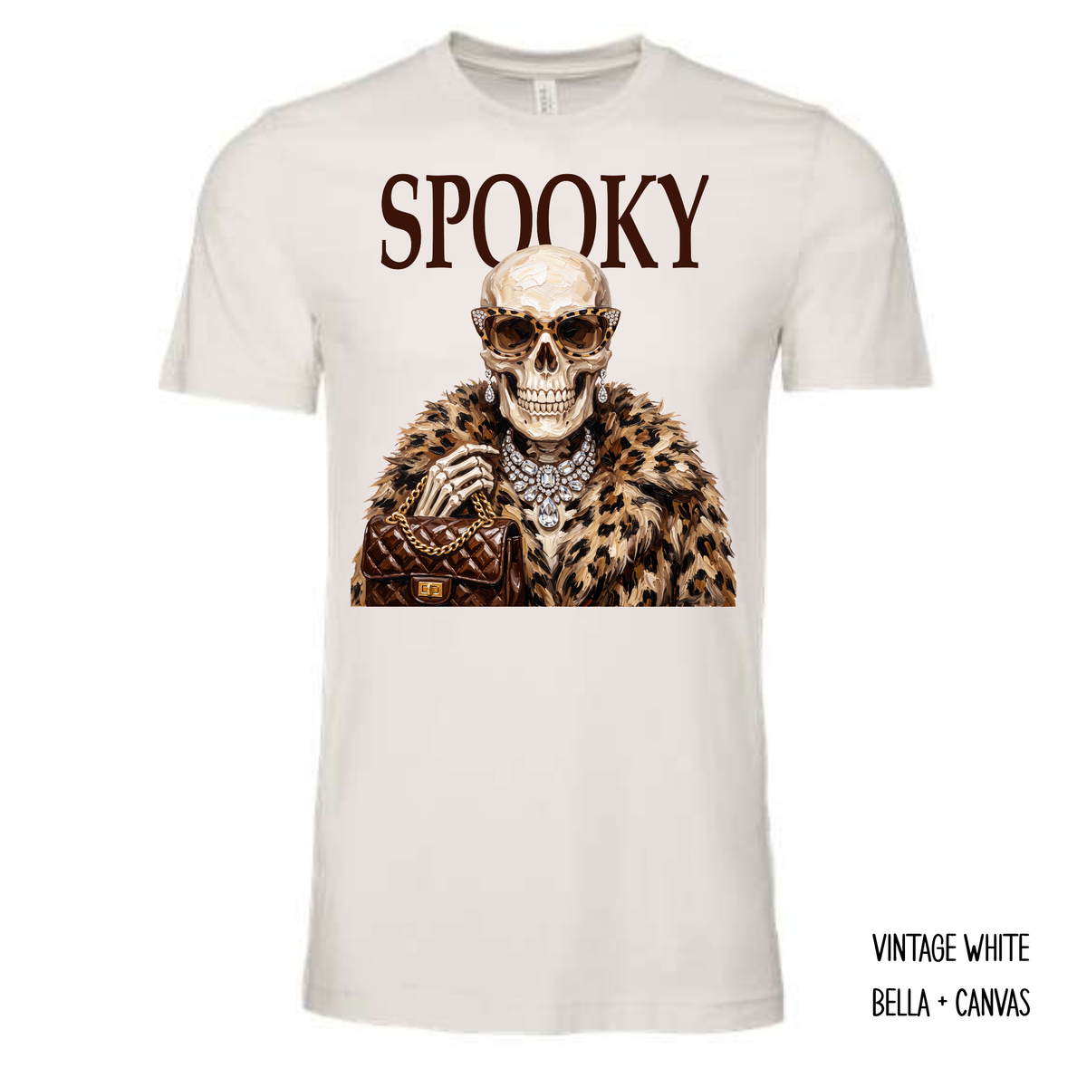 Spooky Boujee Skeleton (Multiple Options) T-Shirt
