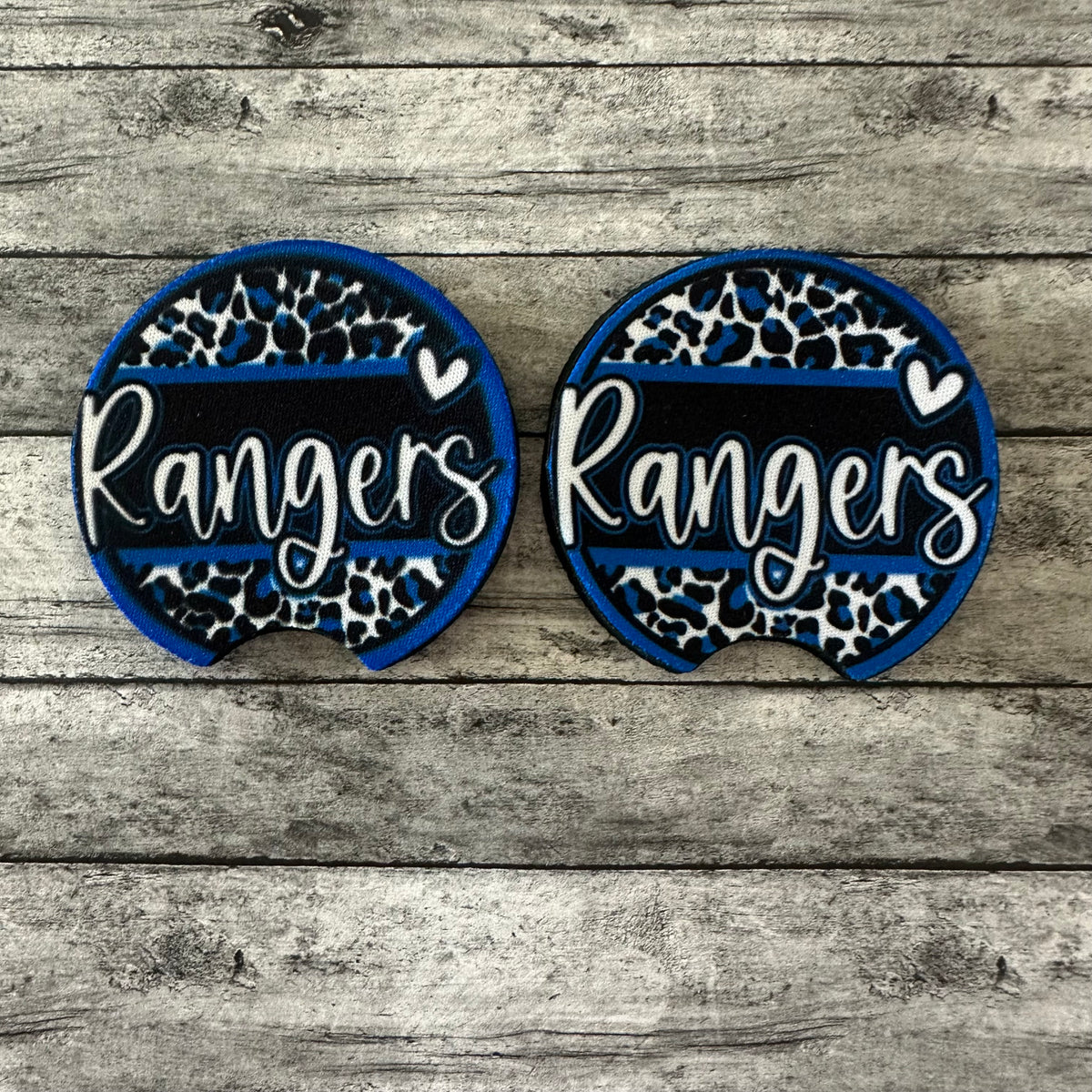 Leopard Ranger Neoprene Car Coaster