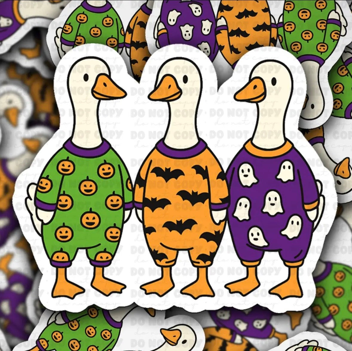 Halloween Goose Sticker
