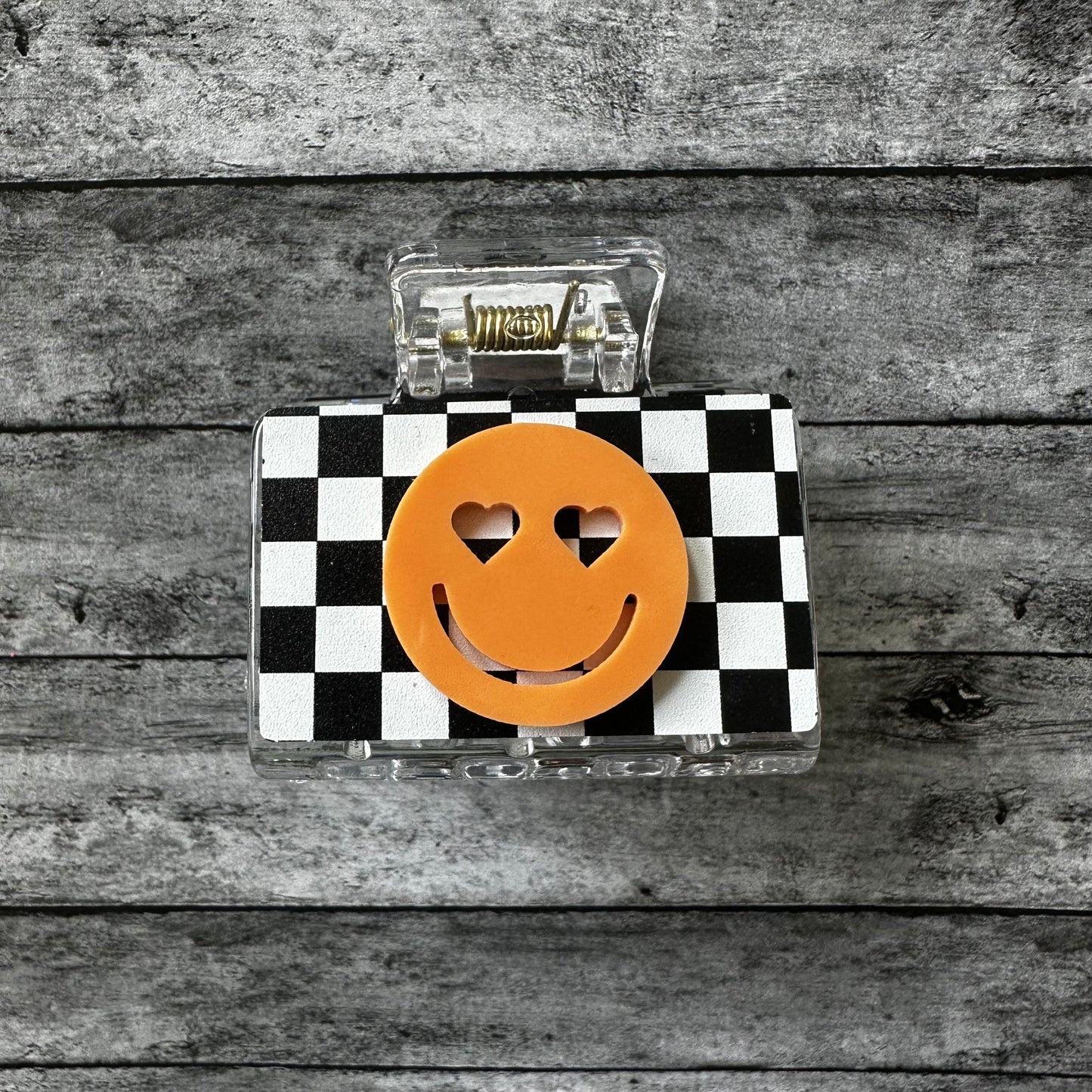 Smiley Face Claw Clip