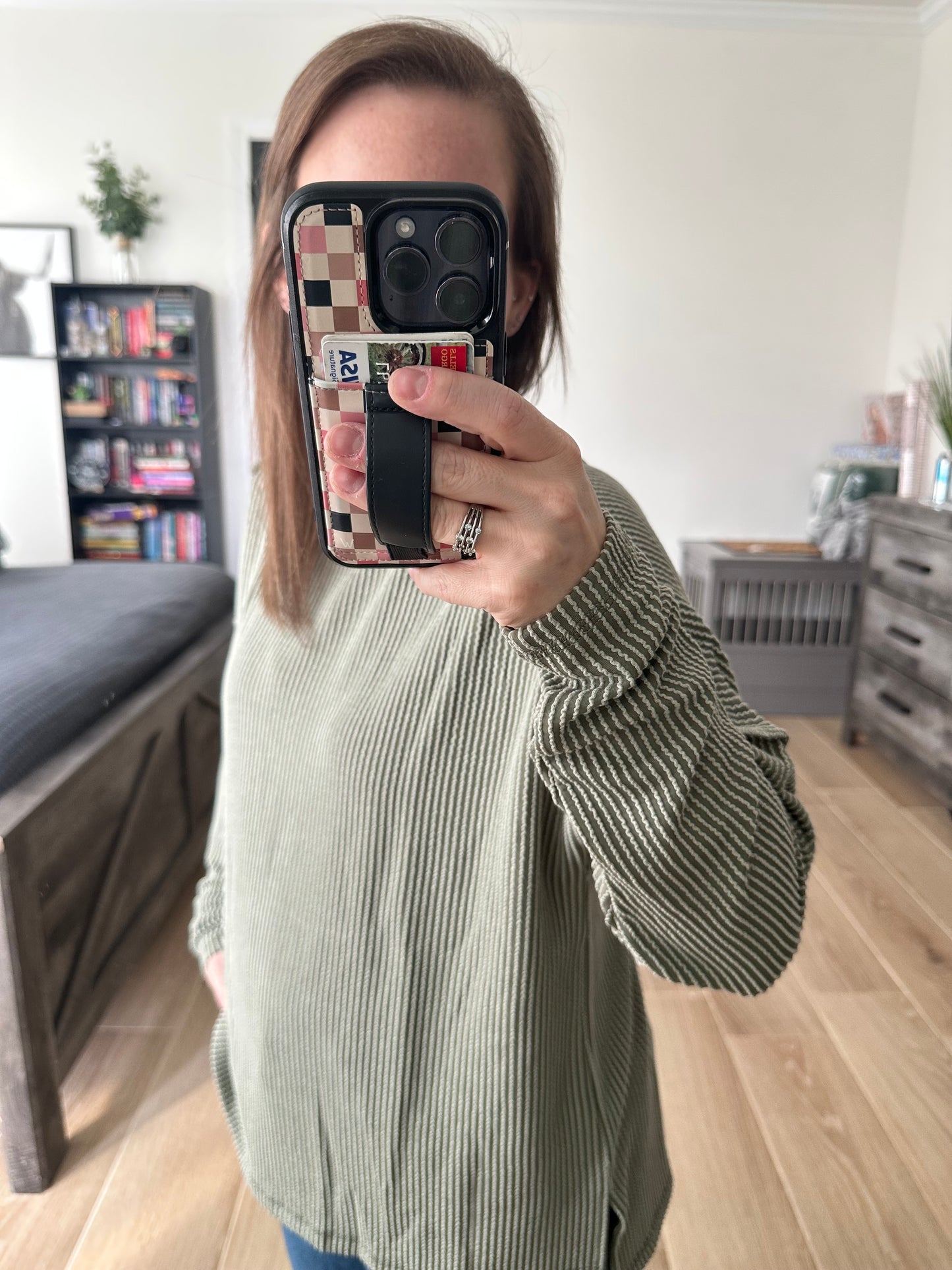 Green Cord Top