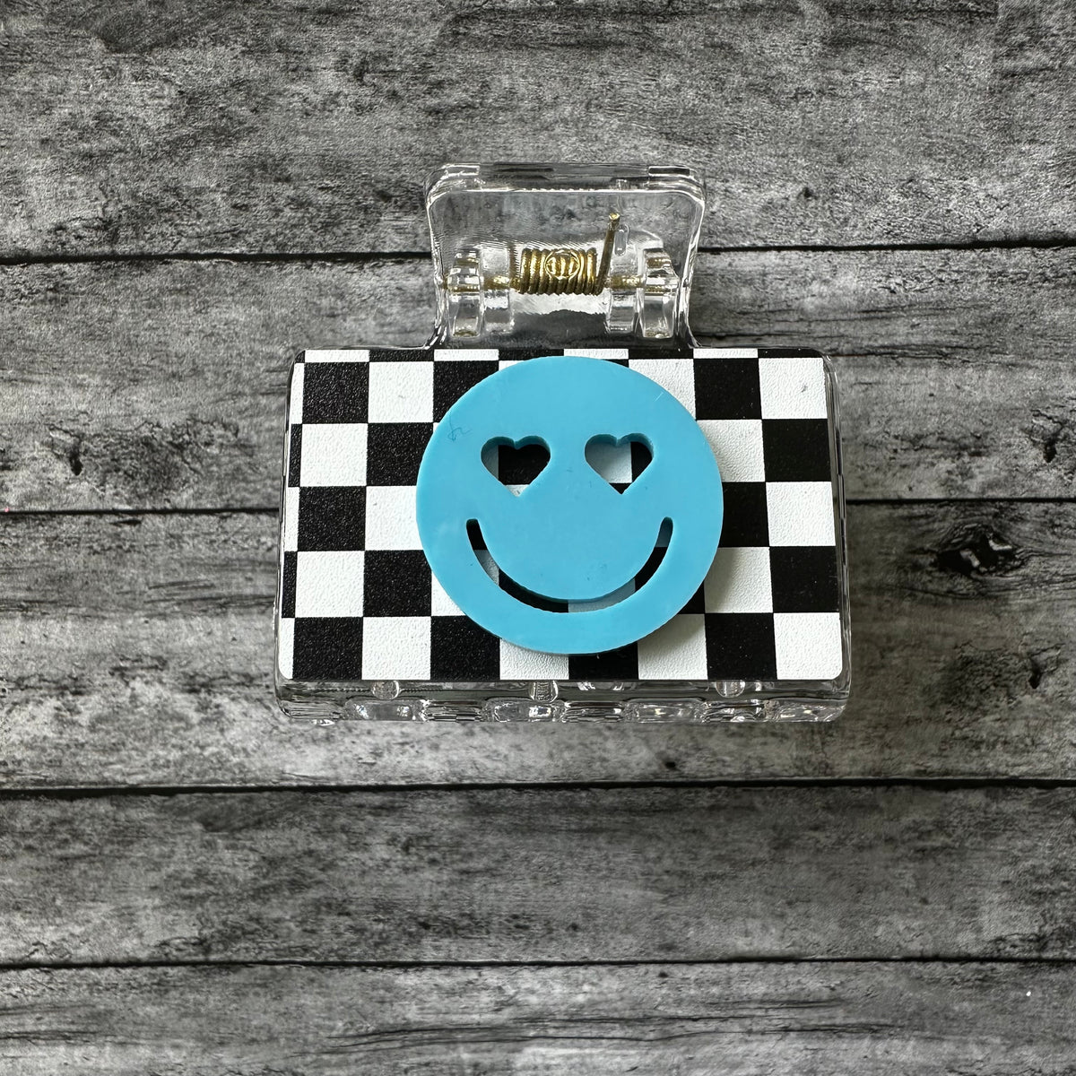 Smiley Face Claw Clip