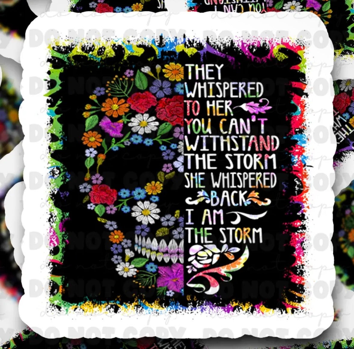 I Am The Storm Sticker