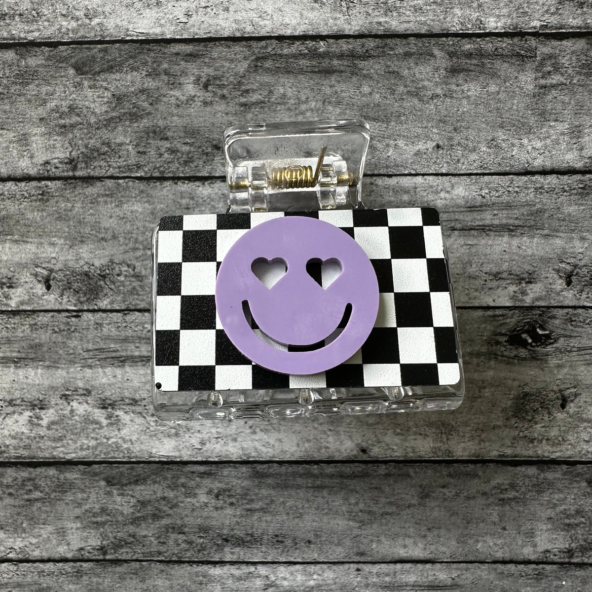 Smiley Face Claw Clip