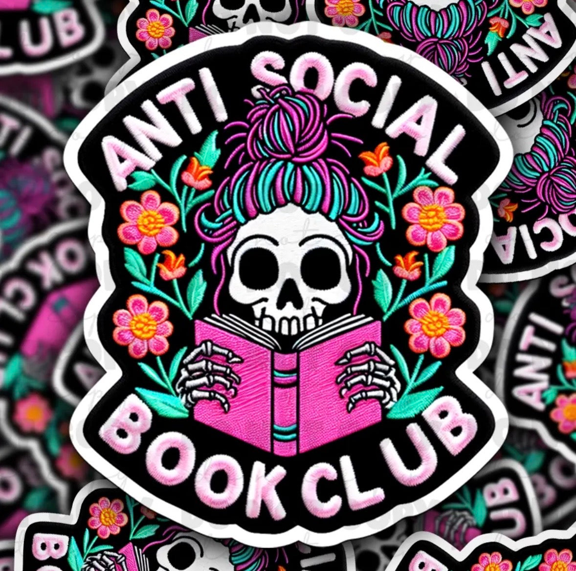 Anti Social Book Club Sticker