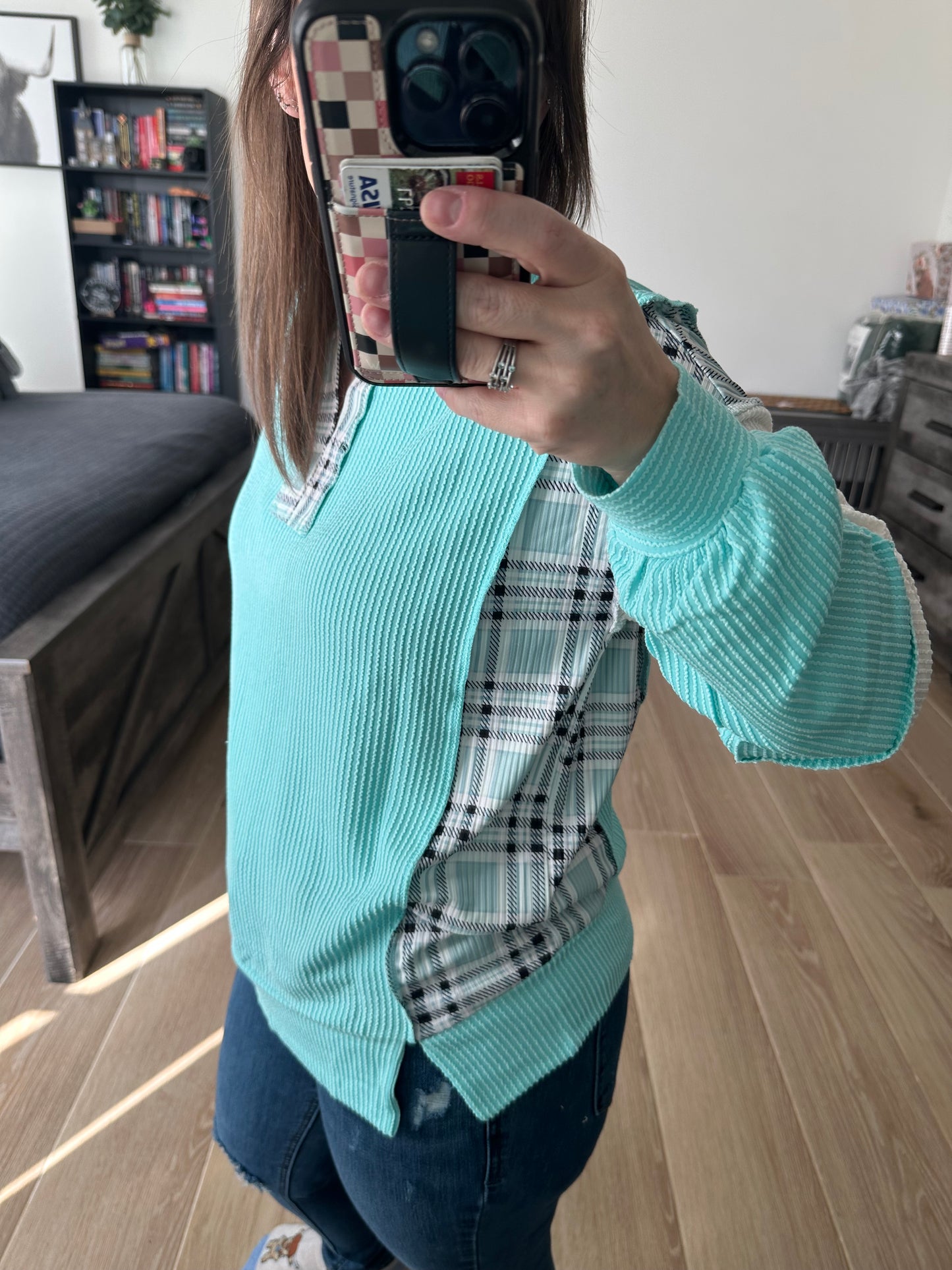 Mint Cord Top