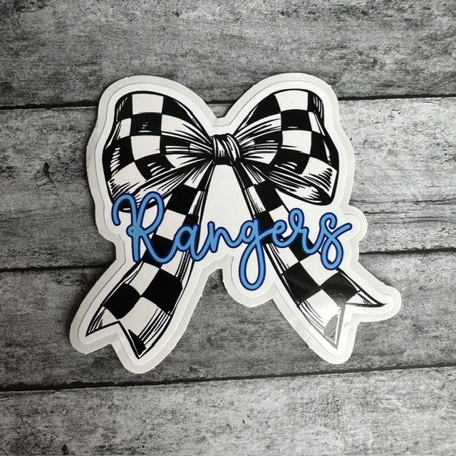 Rangers Bow Sticker