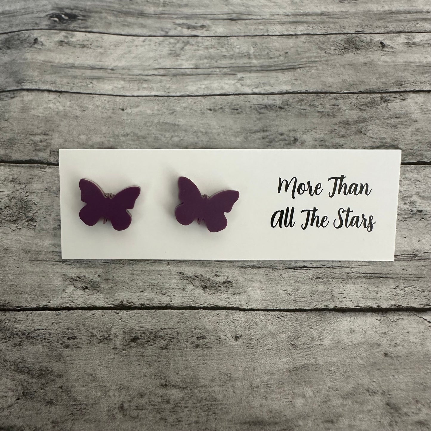 Butterfly Stud