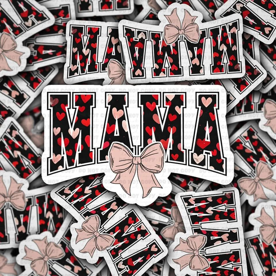 Mama Heart Sticker