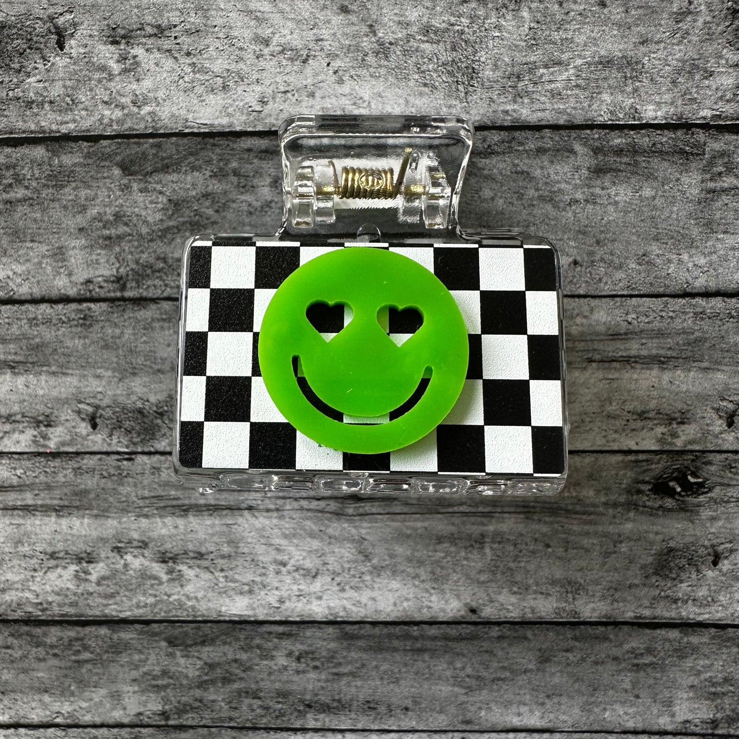 Smiley Face Claw Clip