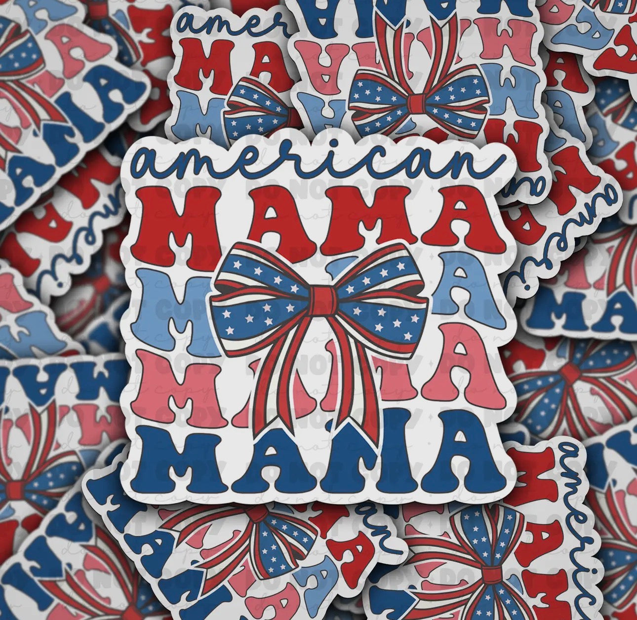American Mama Sticker