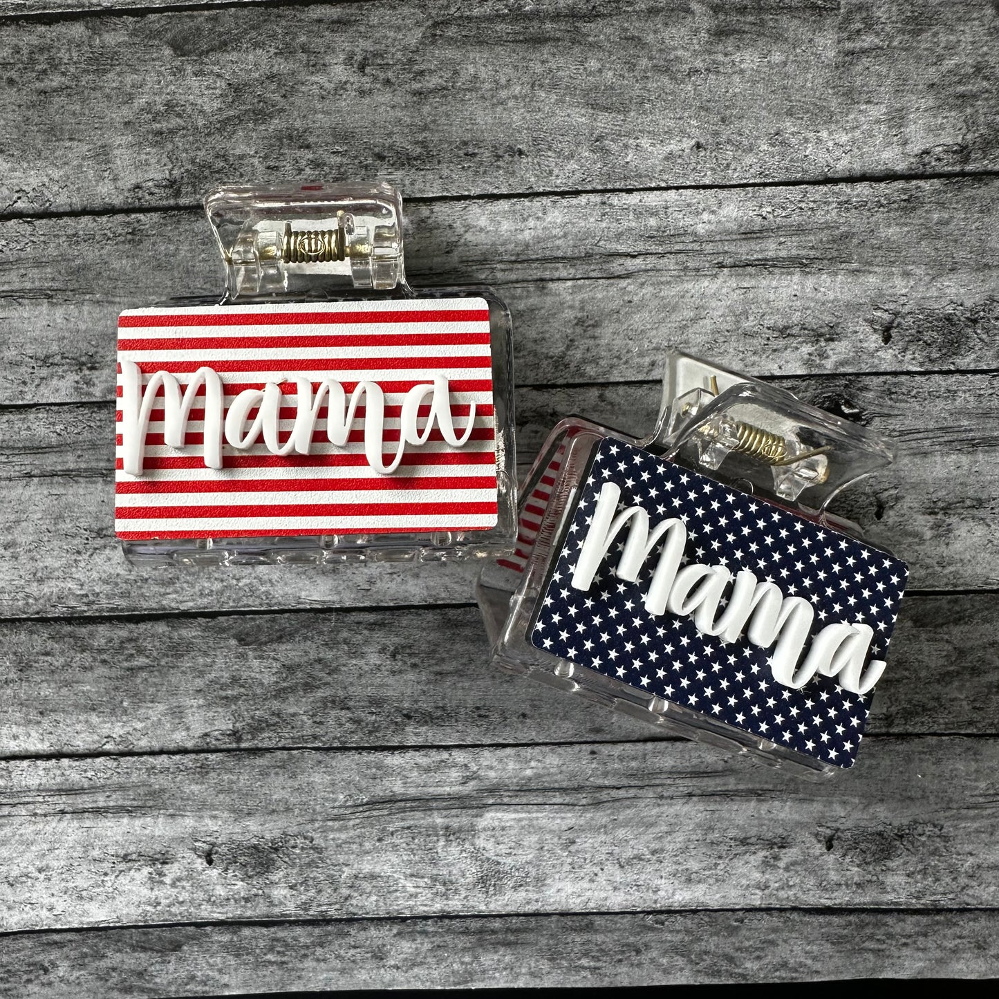 Double Sided Mama Claw Clip
