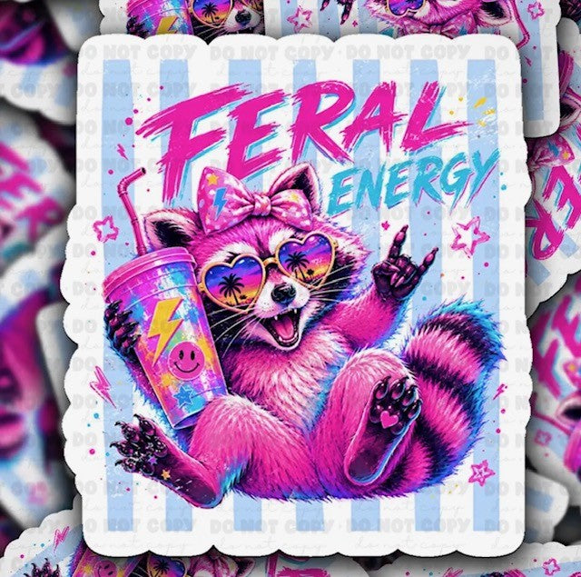 Feral Energy Sticker