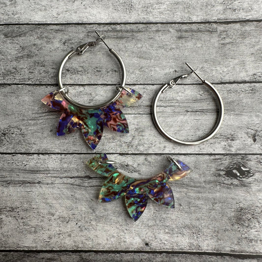 Ocean Waves Interchangeable Hoop
