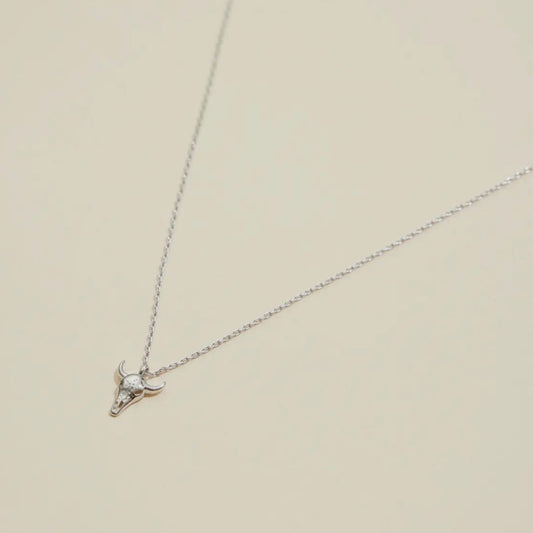 Longhorn Skull Necklace