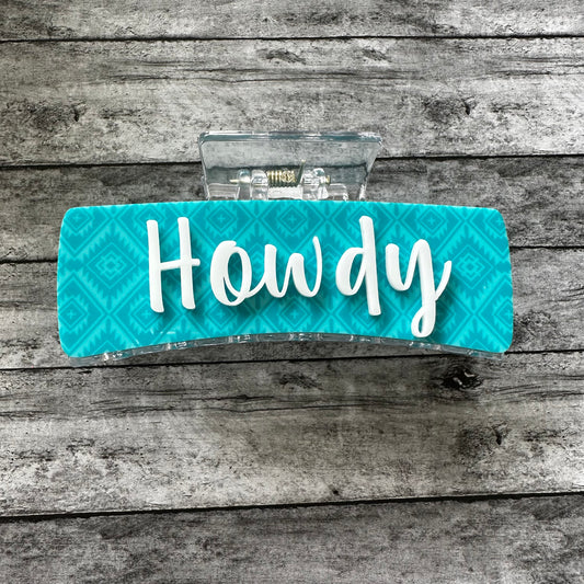 Howdy Claw Clip