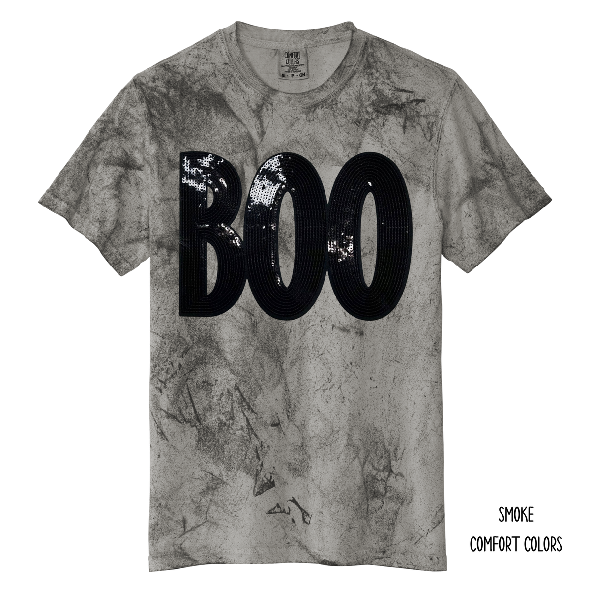 Boo Sequins Black (Multiple Options) T-Shirt