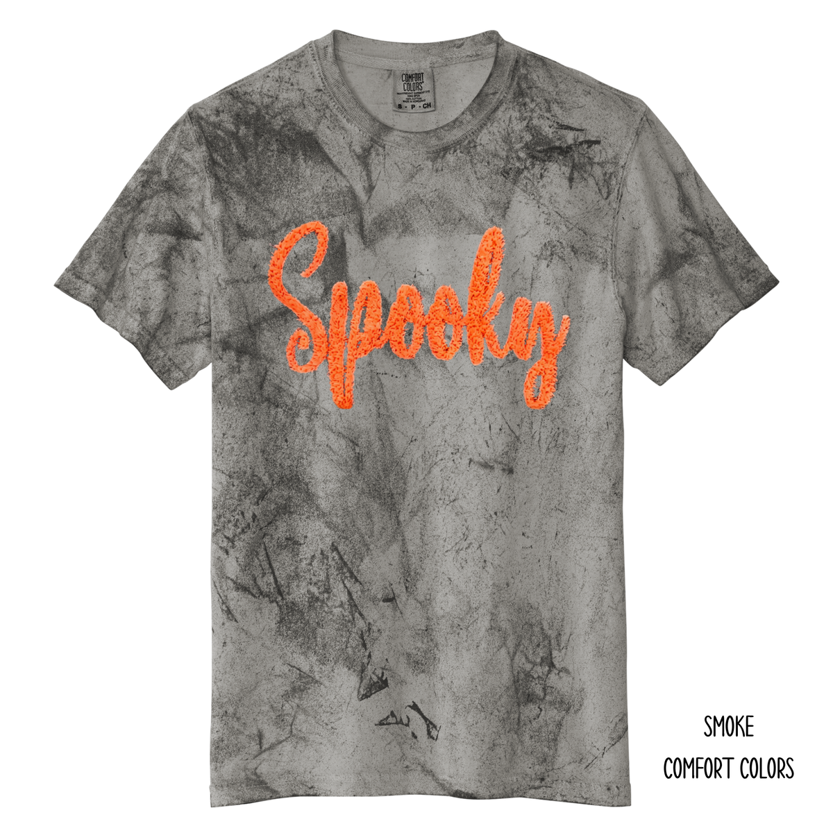 Spooky Fuzzy Orange T-Shirt