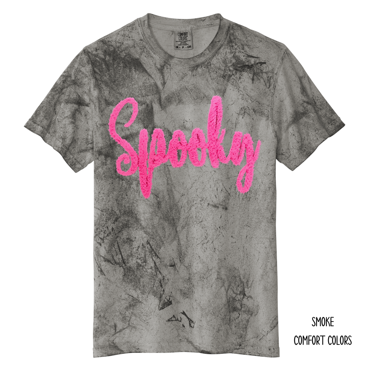 Spooky Fuzzy Pink T-Shirt