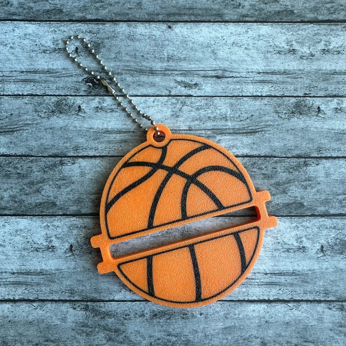Basketball Keychain Hair Tie Holder