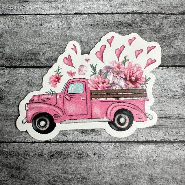 Pink Truck Sticker