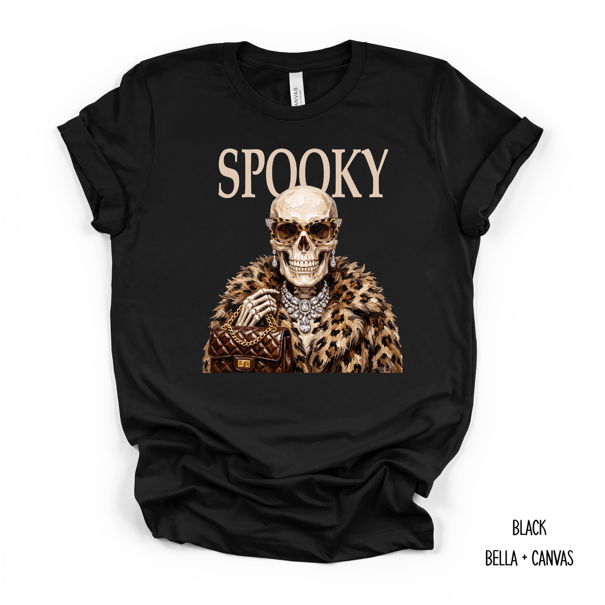 Spooky Boujee Skeleton (Multiple Options) T-Shirt