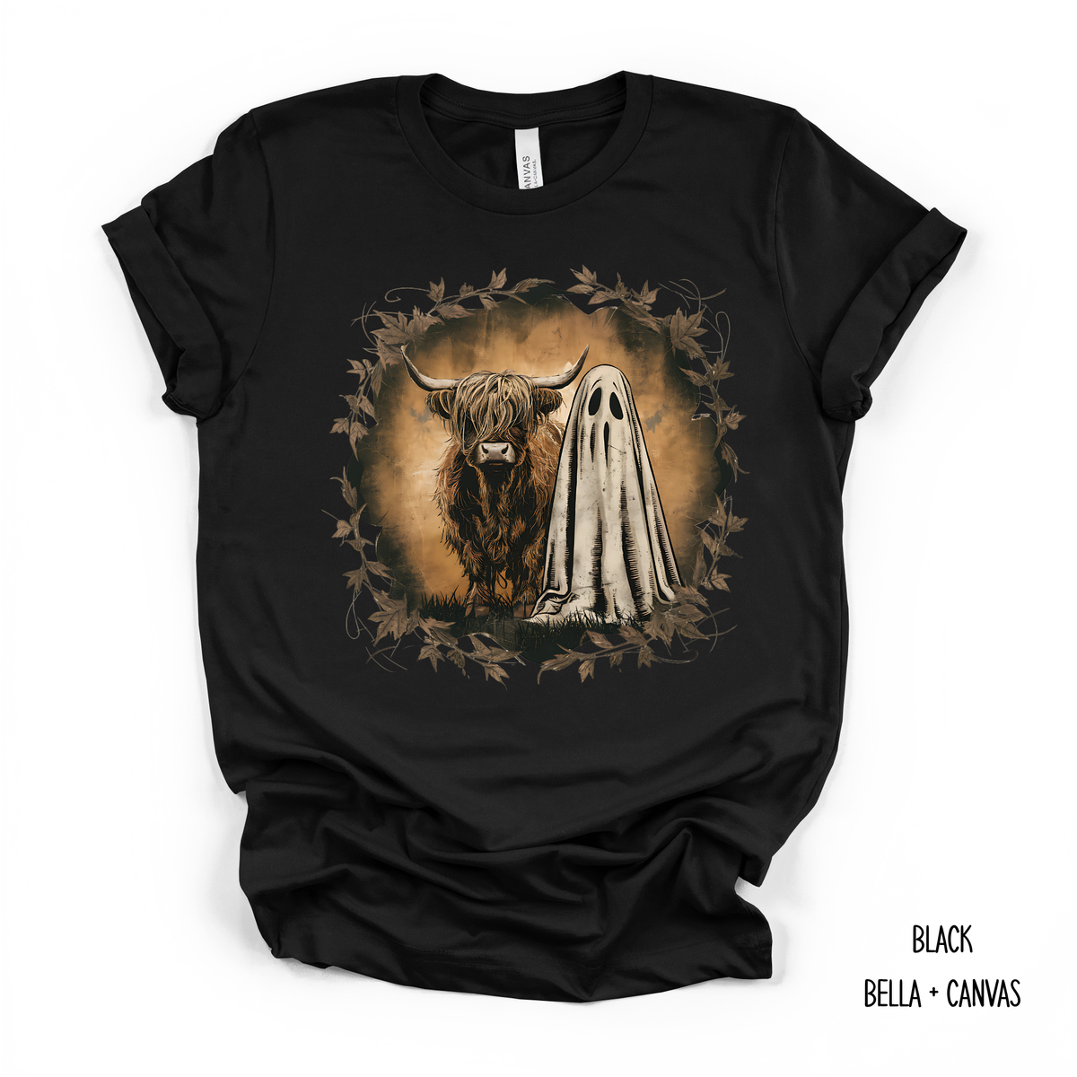 Highland Cow & Ghost (Multiple Options) T-Shirt