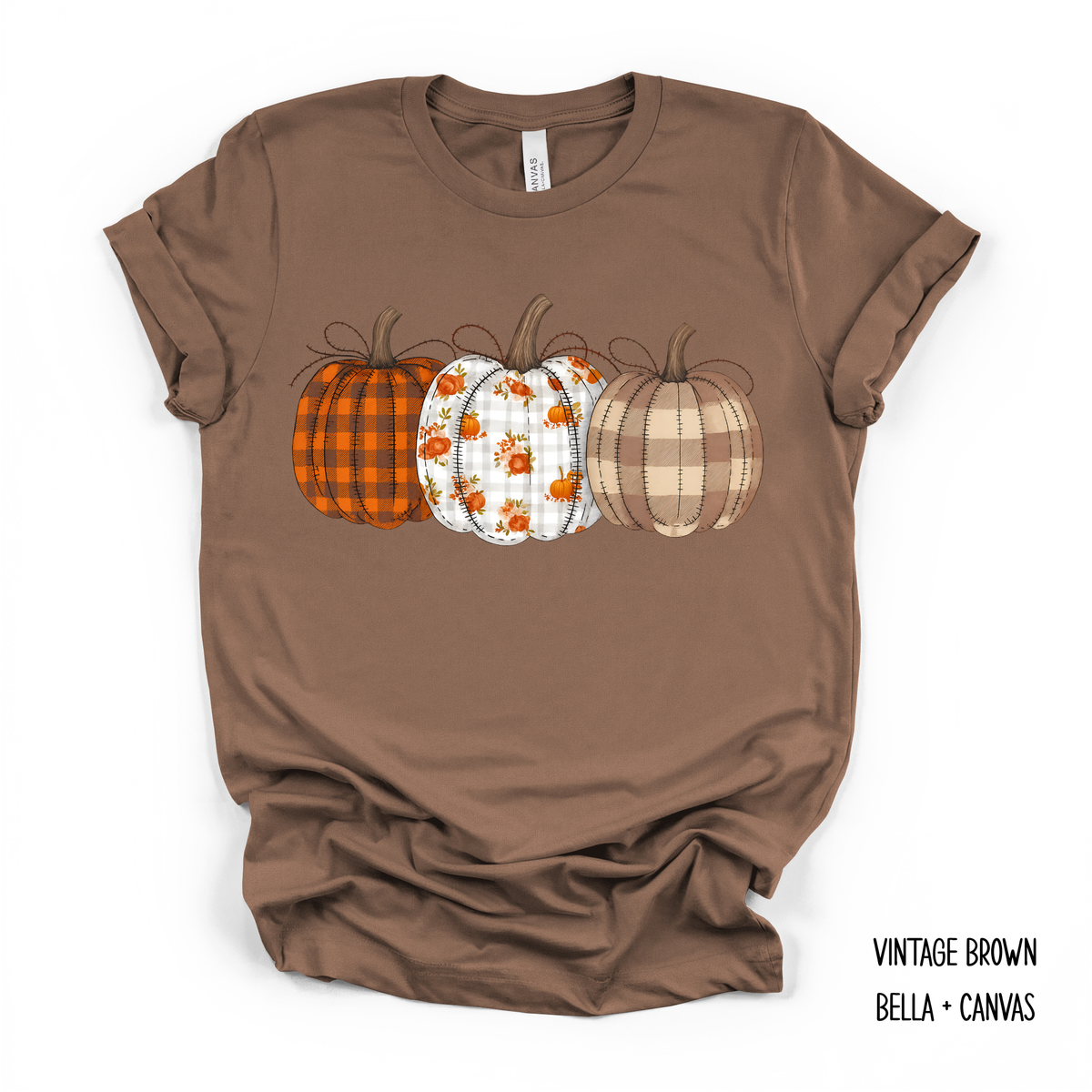 Three Checkered Pumpkins T-Shirt