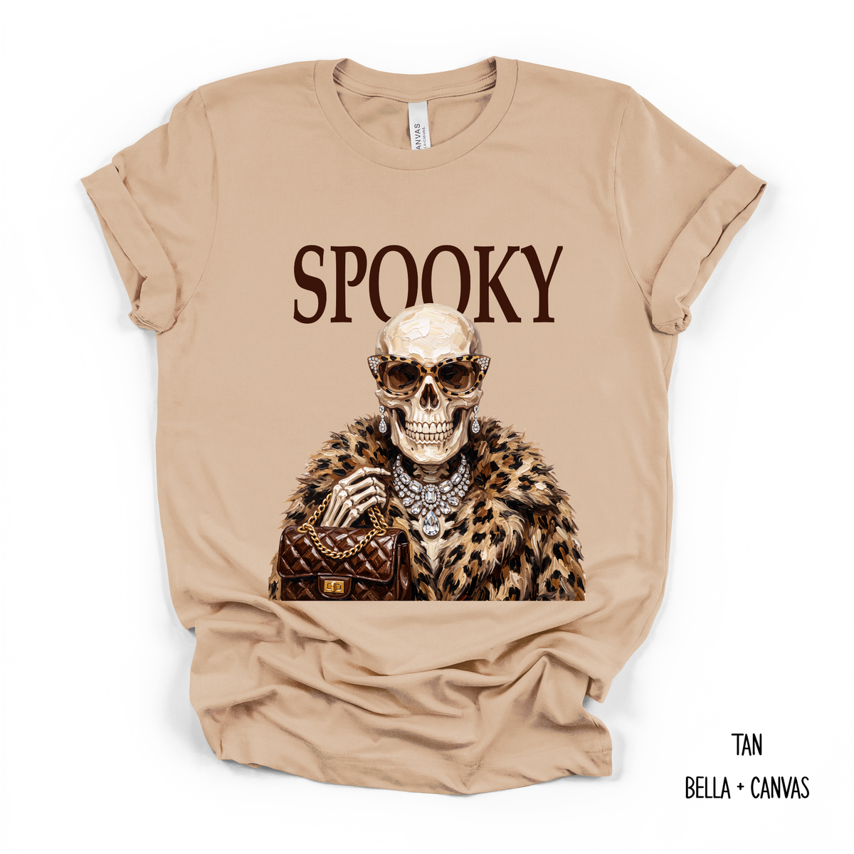Spooky Boujee Skeleton (Multiple Options) T-Shirt