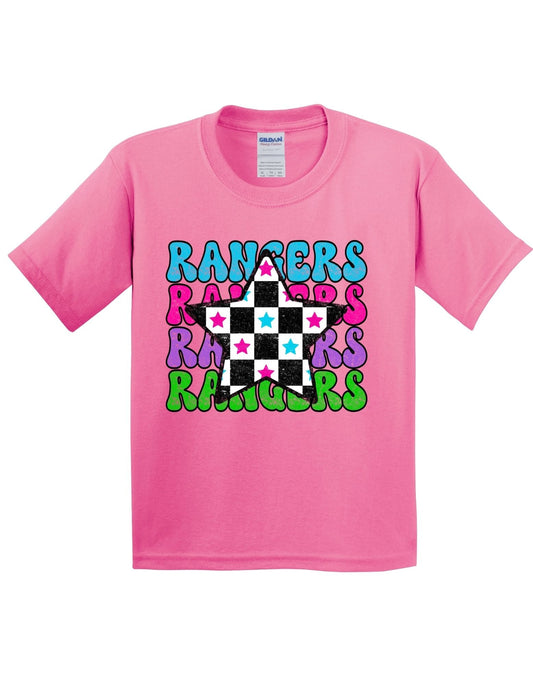 Pink Stars Ranger Youth T-Shirt