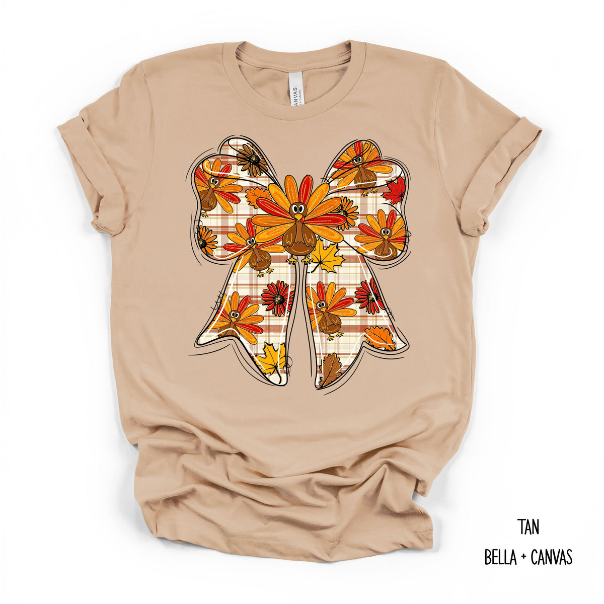 Bow With Turkeys T-Shirt