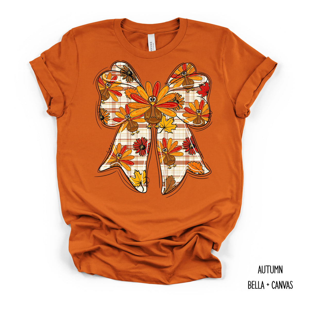 Bow With Turkeys T-Shirt