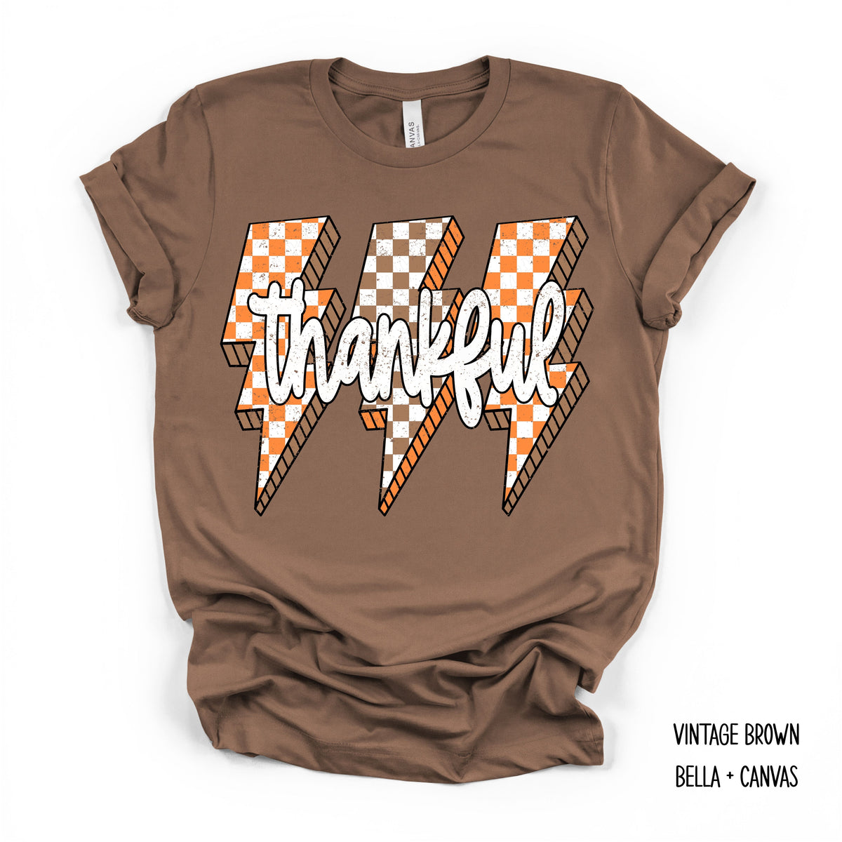 Thankful With Lightning Bolts T-Shirt