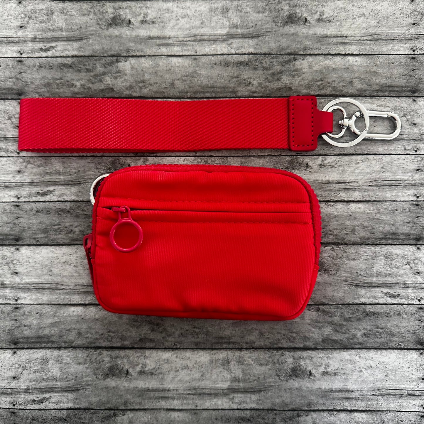 Red Wristlet Wallet