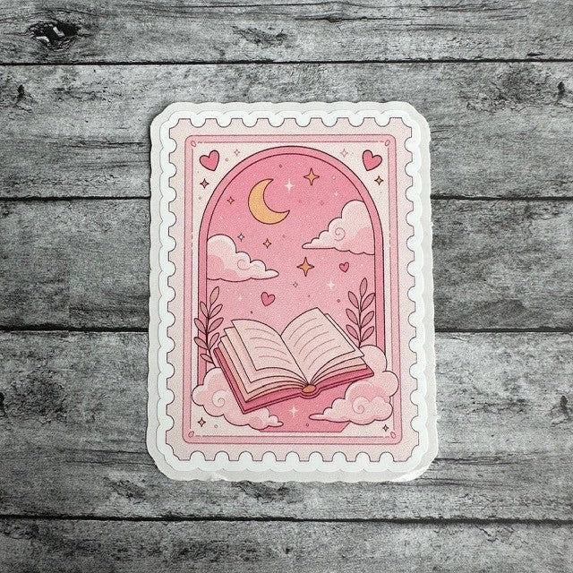 Window Book Stamp Sticker