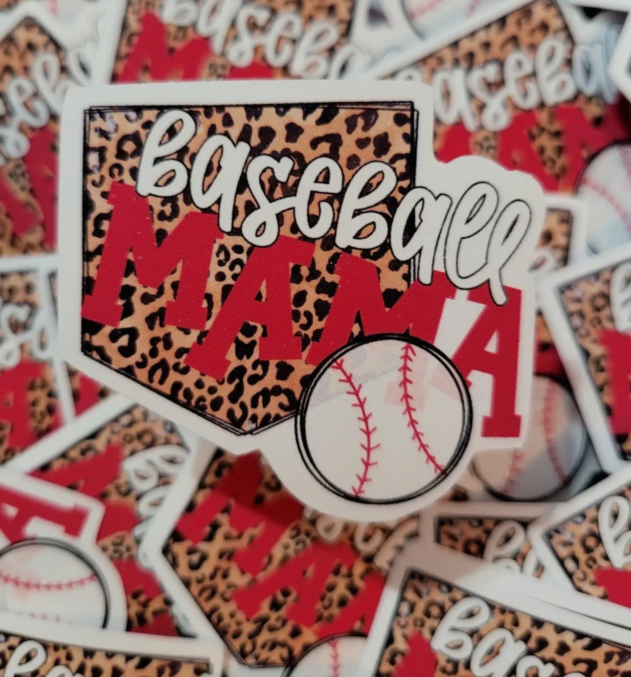 Baseball Mama Sticker