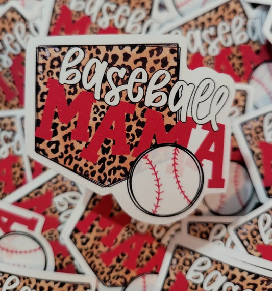 Baseball Mama Sticker