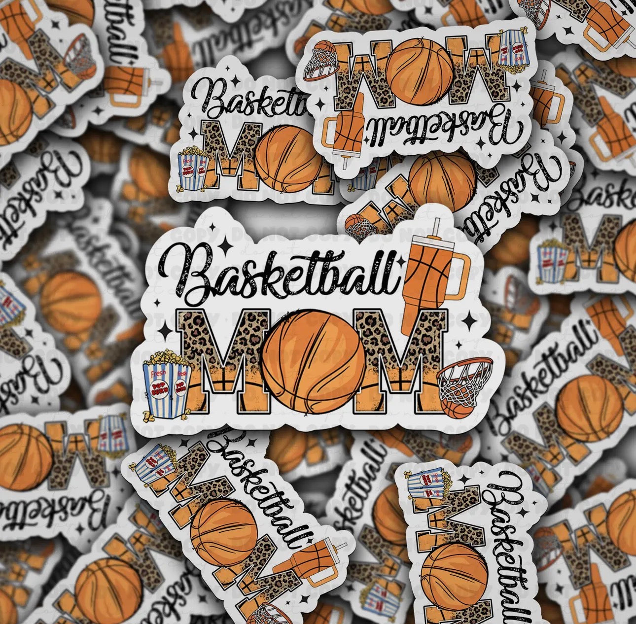 Basketball Mom Sticker