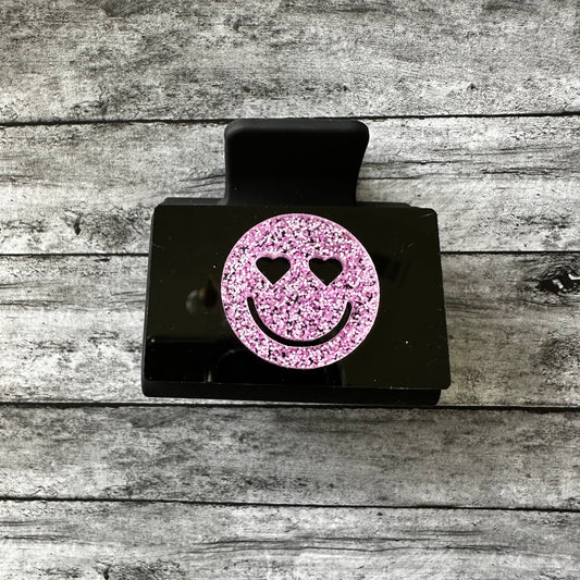 Smiley Face Claw Clip