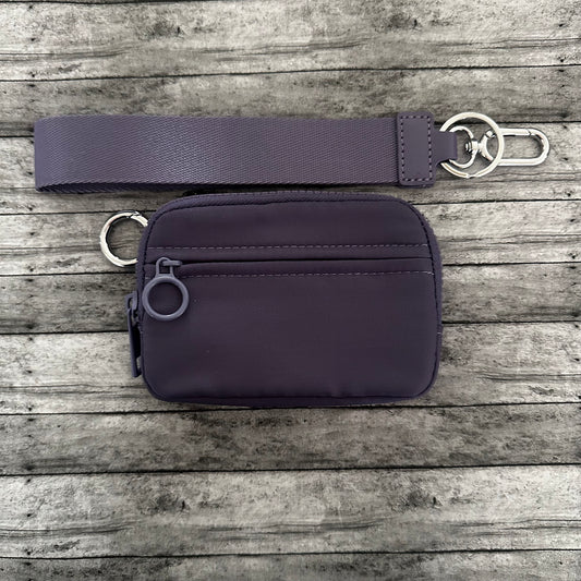 Dark Purple Wristlet Wallet