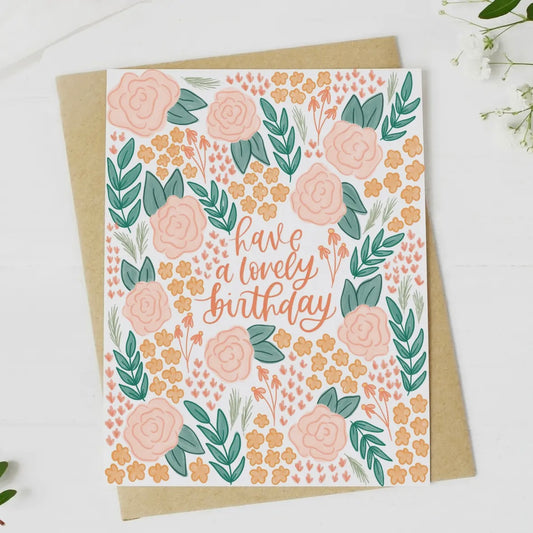 “Have A Lovely Birthday” Greeting Card