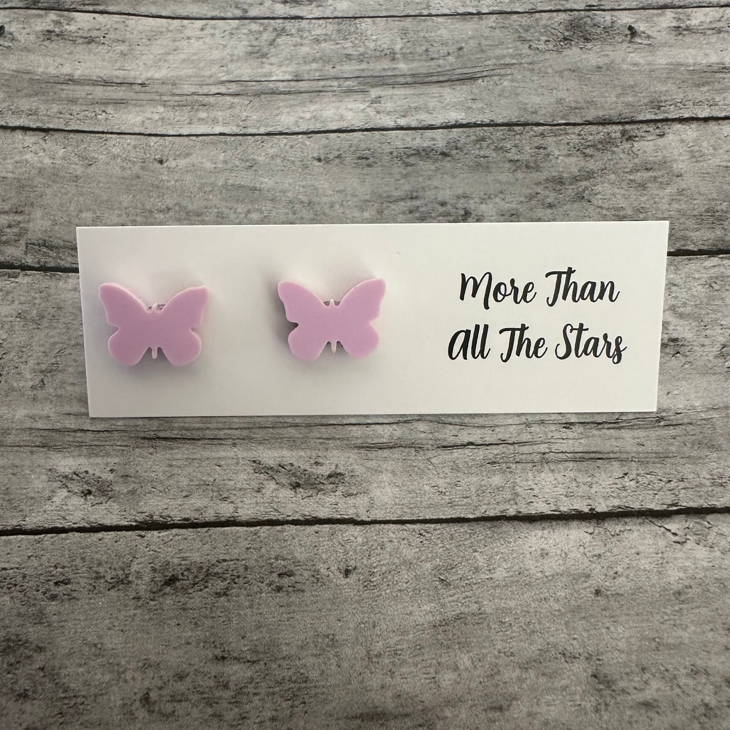 Butterfly Stud