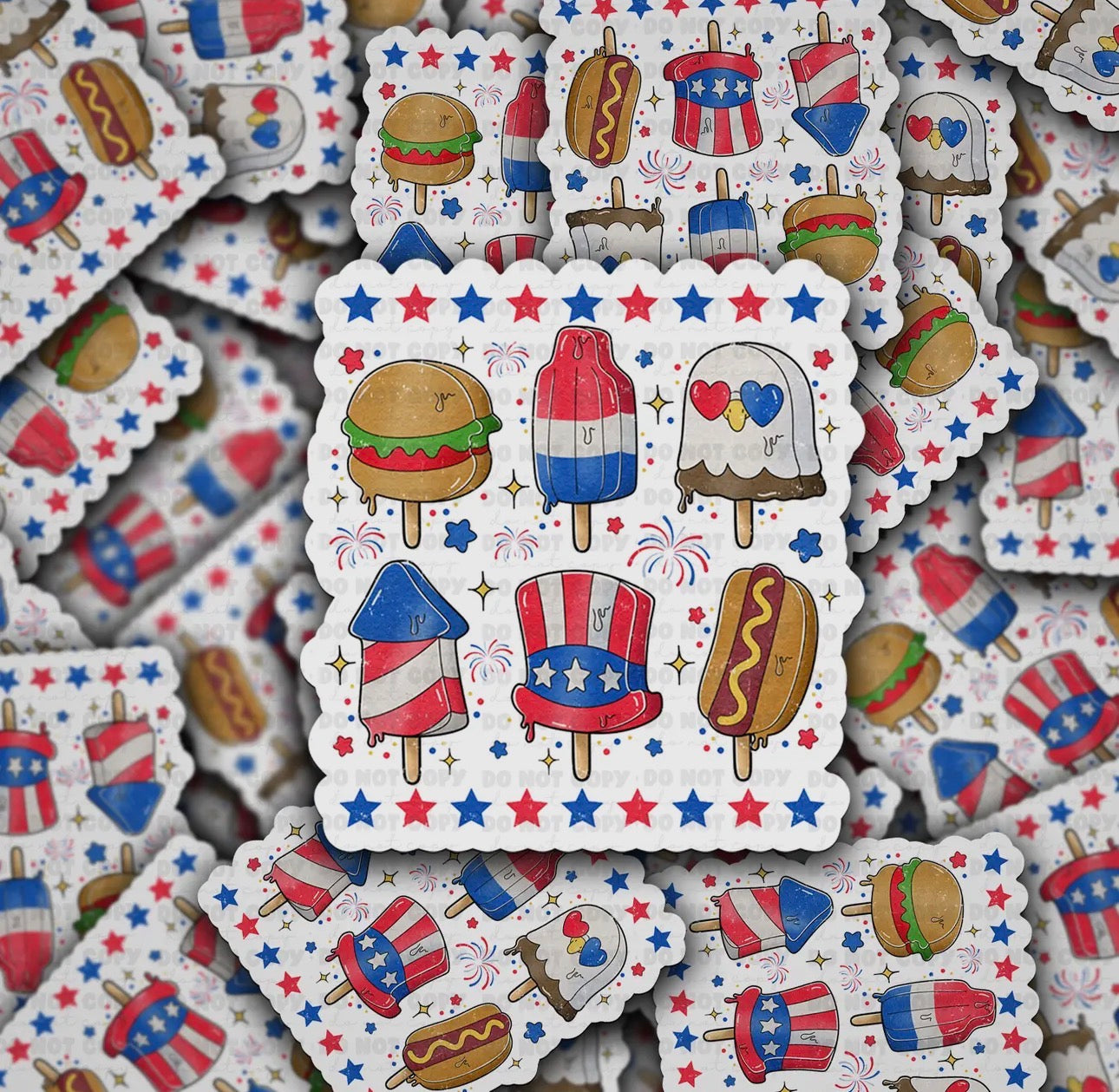 American Popsicles Sticker