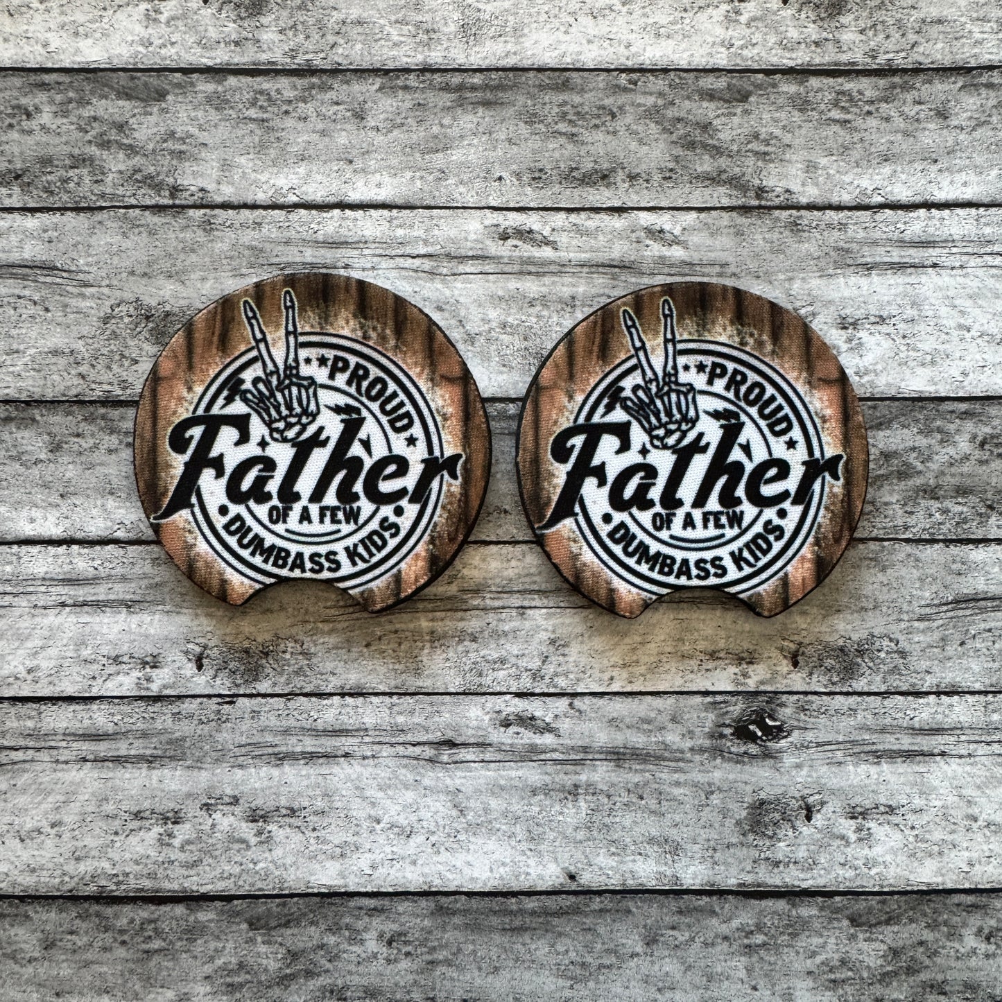 Father Neoprene Car Coaster
