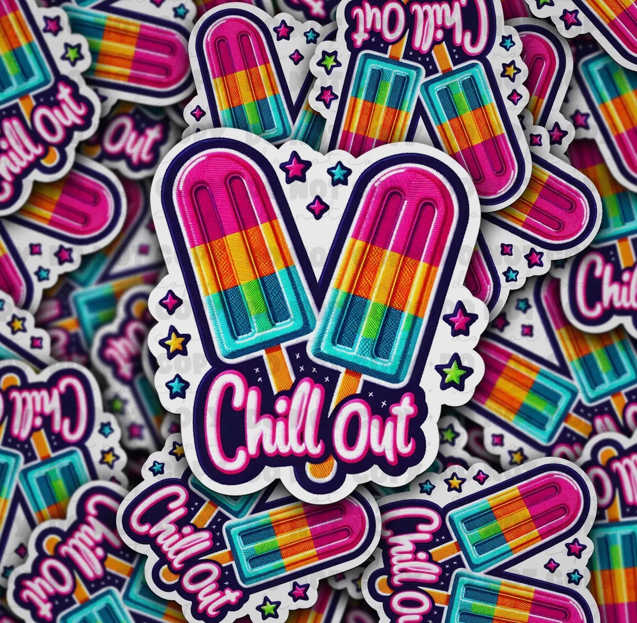Chill Out Sticker