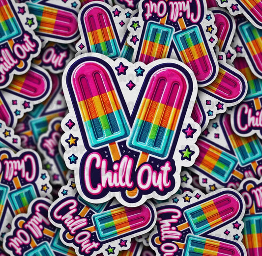Chill Out Sticker