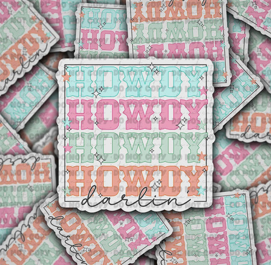 Howdy Darlin Sticker