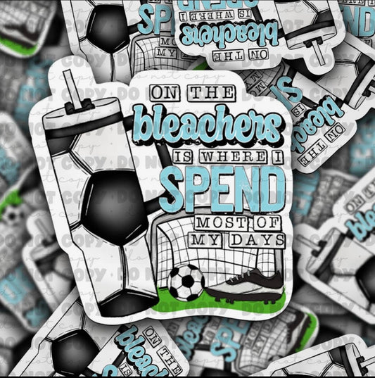 On The Bleachers Soccer Sticker